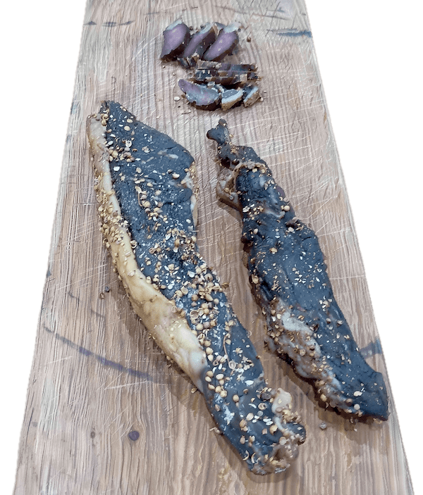 Premium air-dried biltong slices - high protein, low carb snack